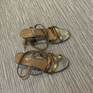 Chloe Metallic Strappy Sandals size 36.5 (6)